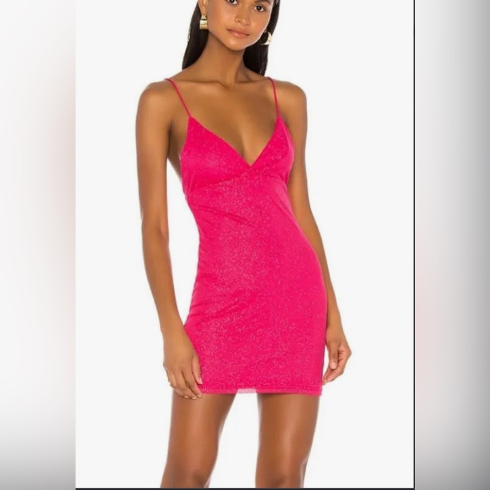 Superdown Sydney Sparkle Mini Dress - size medium